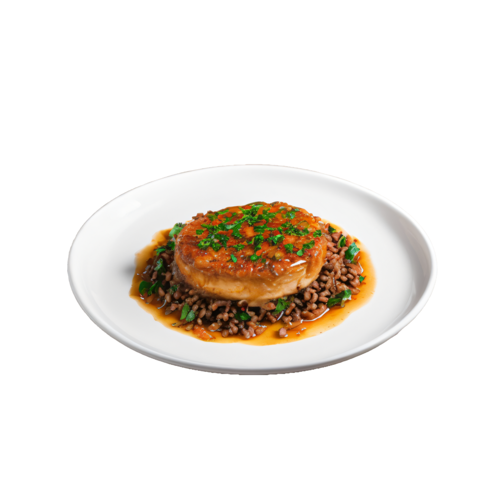 AI generated Delicious food and bread seen from various angles with transparent backgrounds png