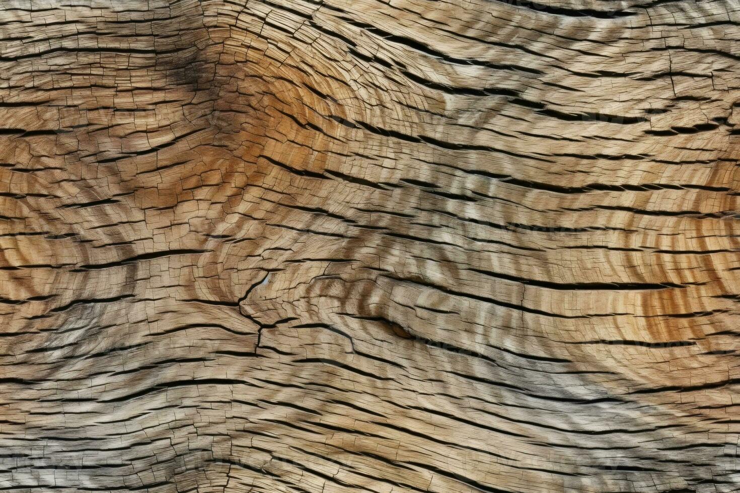 AI generated Seamless Tree Trunk Texture photo