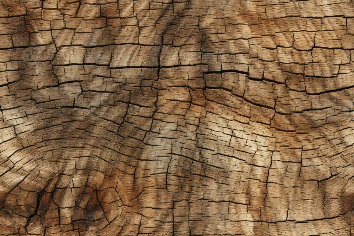 AI generated Seamless Tree Trunk Texture photo
