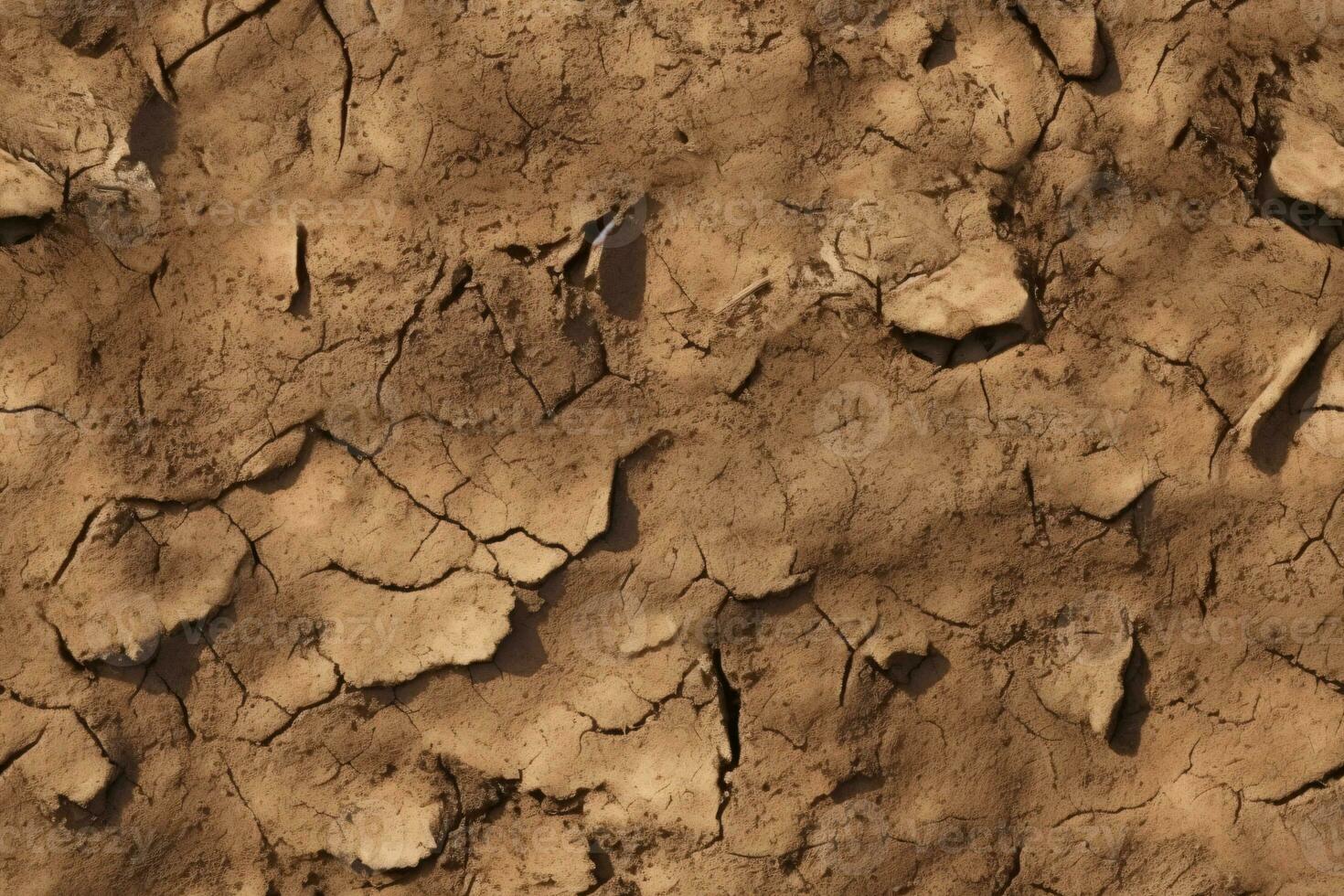 AI generated Seamless Soil Texture photo