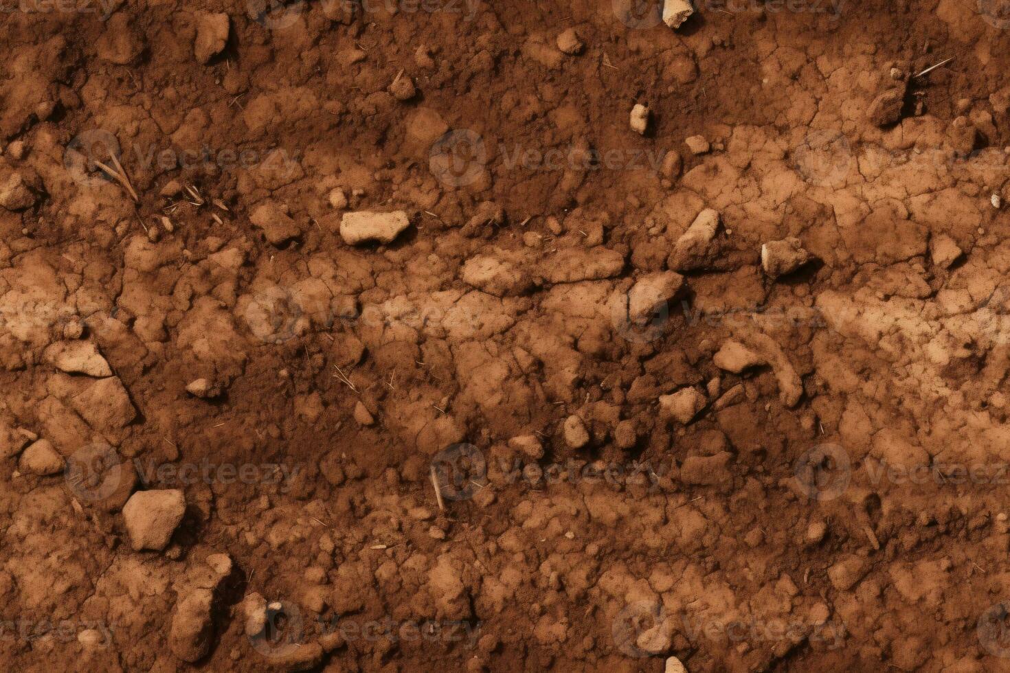 AI generated Seamless Soil Texture photo