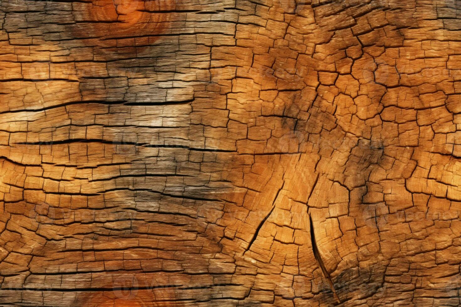 AI generated Seamless Tree Trunk Texture photo