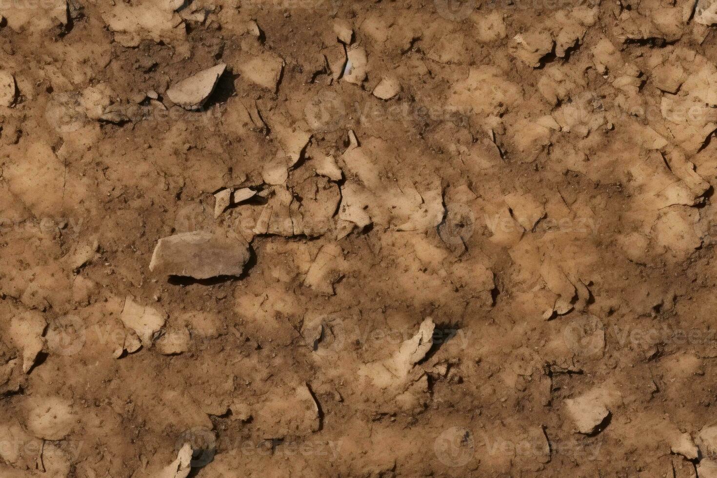 AI generated Seamless Soil Texture photo