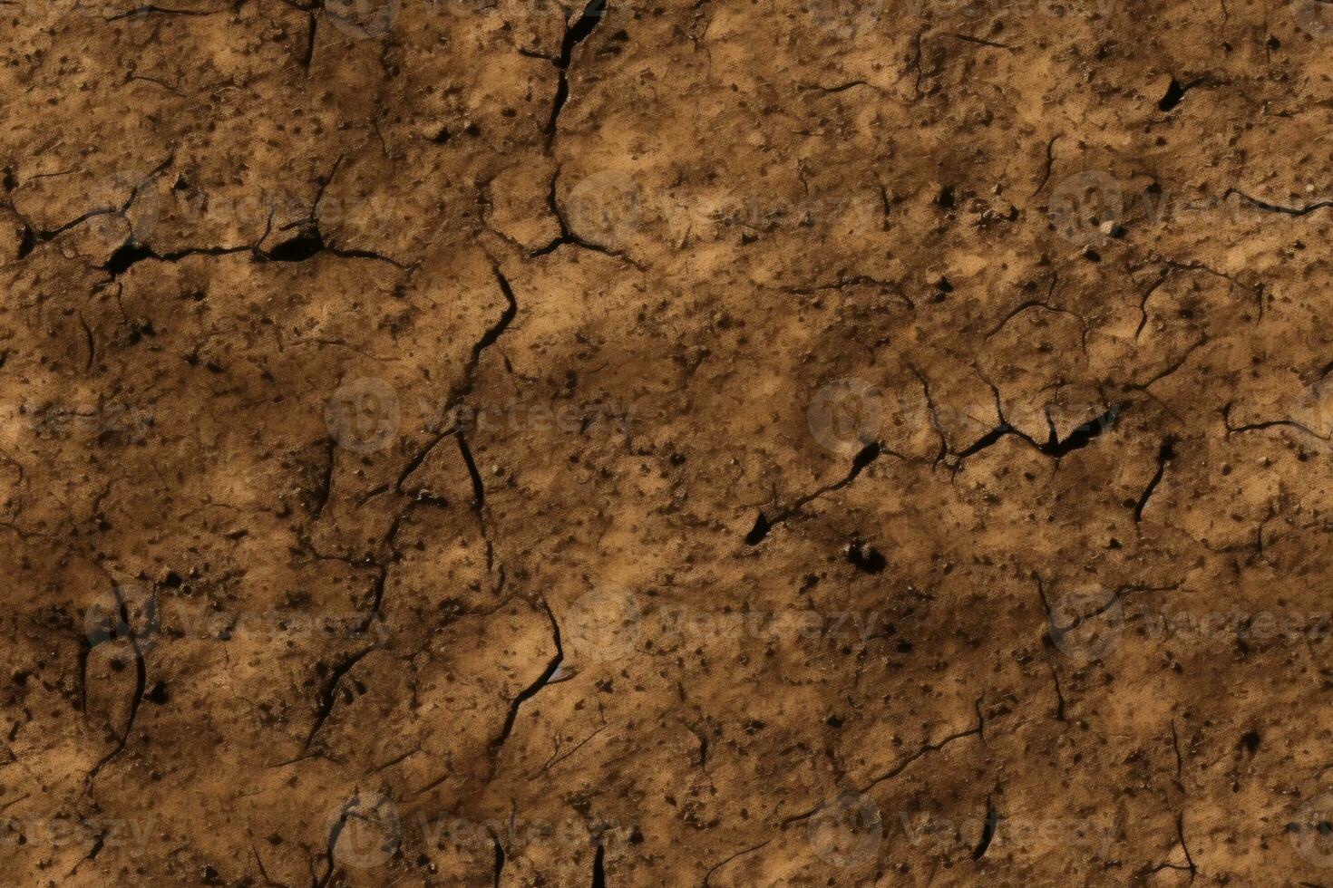 AI generated Seamless Soil Texture photo