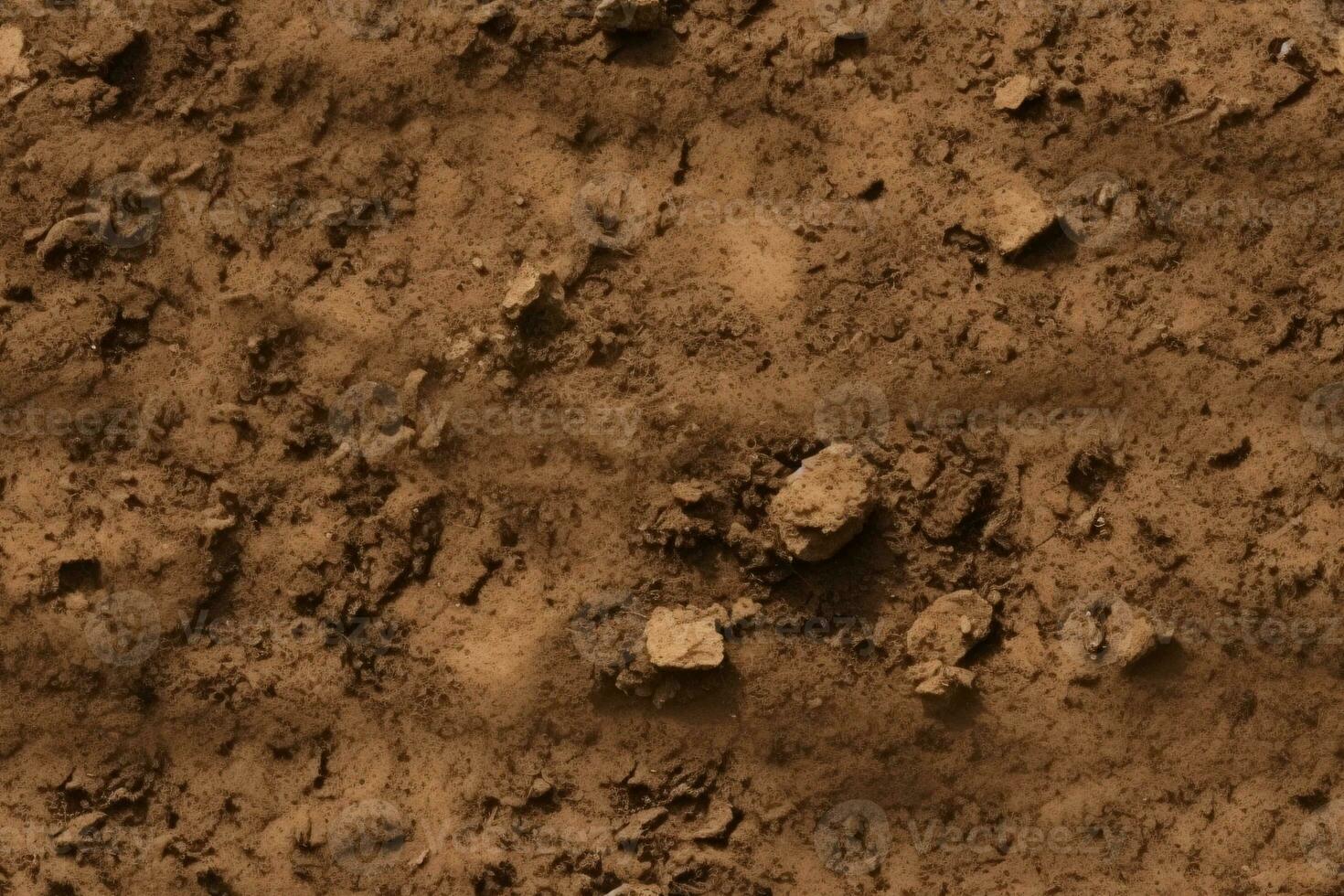AI generated Seamless Soil Texture photo
