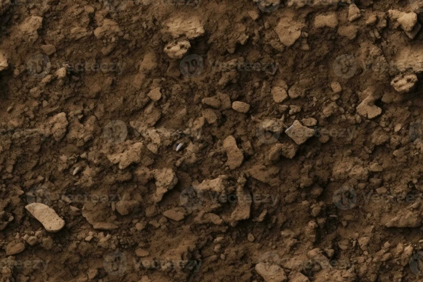 AI generated Seamless Soil Texture photo
