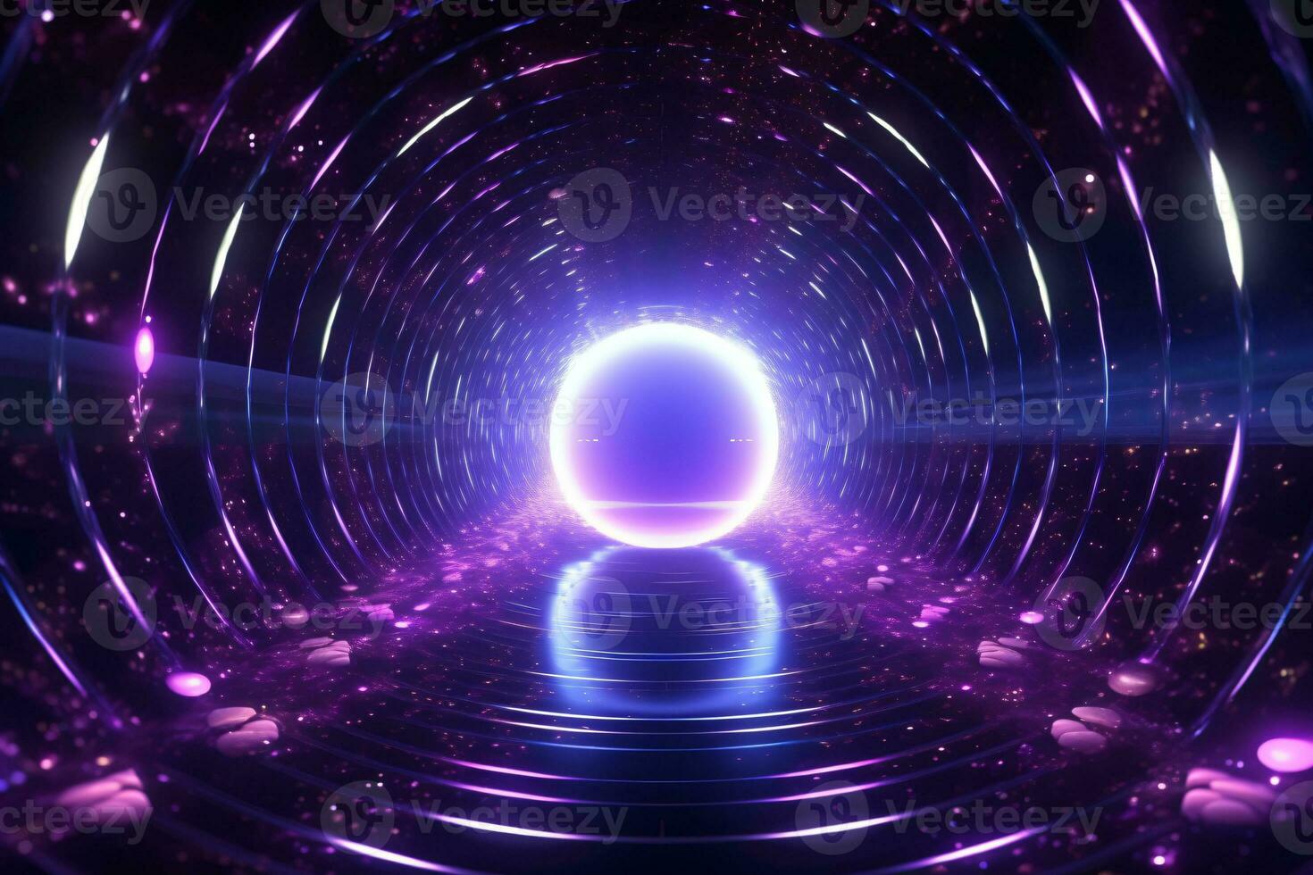 AI generated Energy Portal Background photo