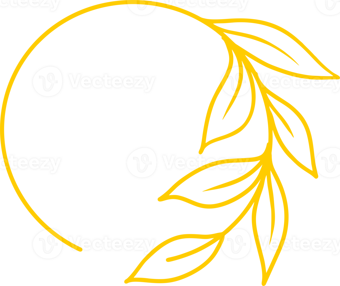 Wreaths and branches with leaves laurel png