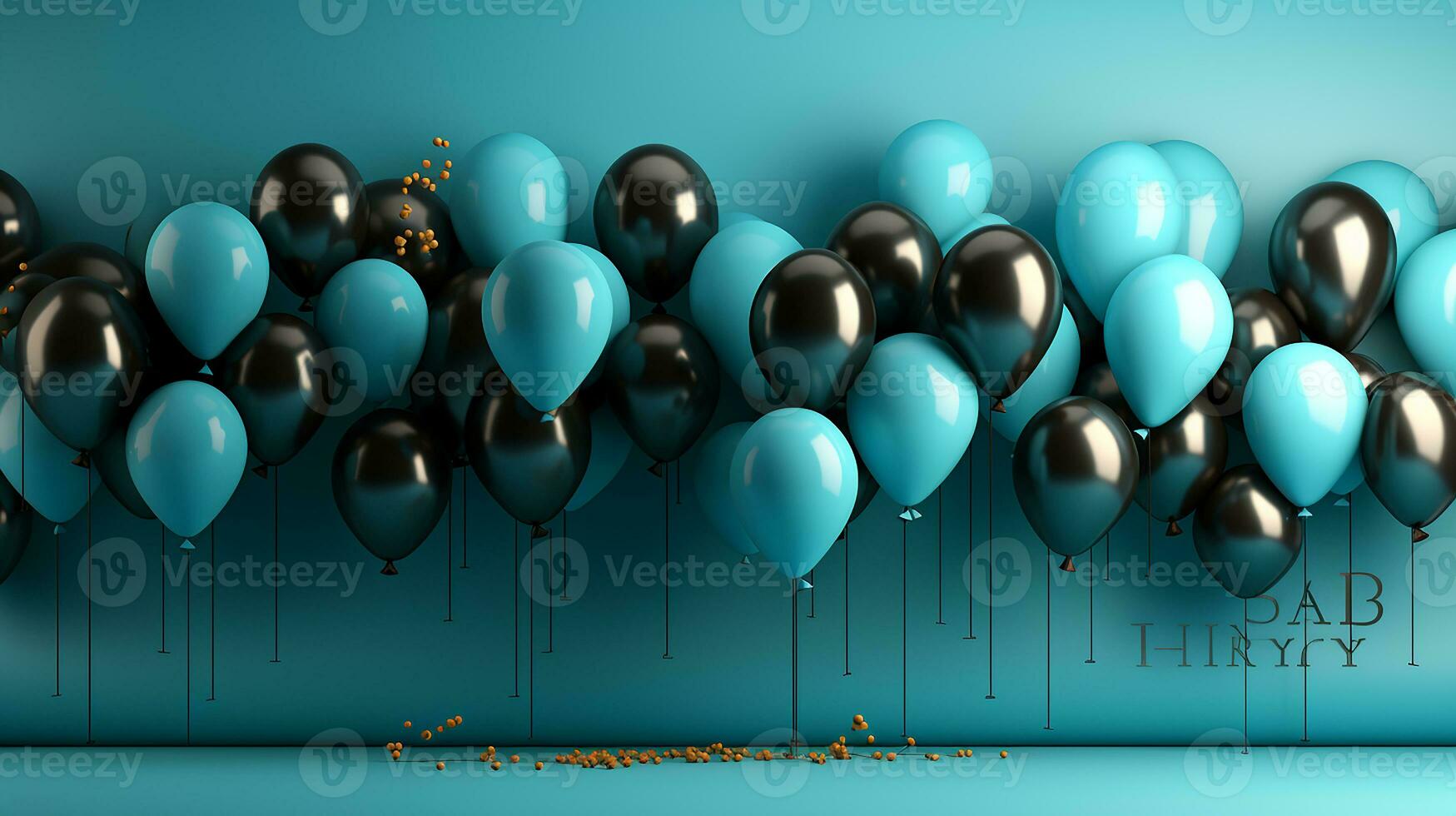AI generated Black Friday and Cyber Monday banner long narrow header for website, Generative AI. photo