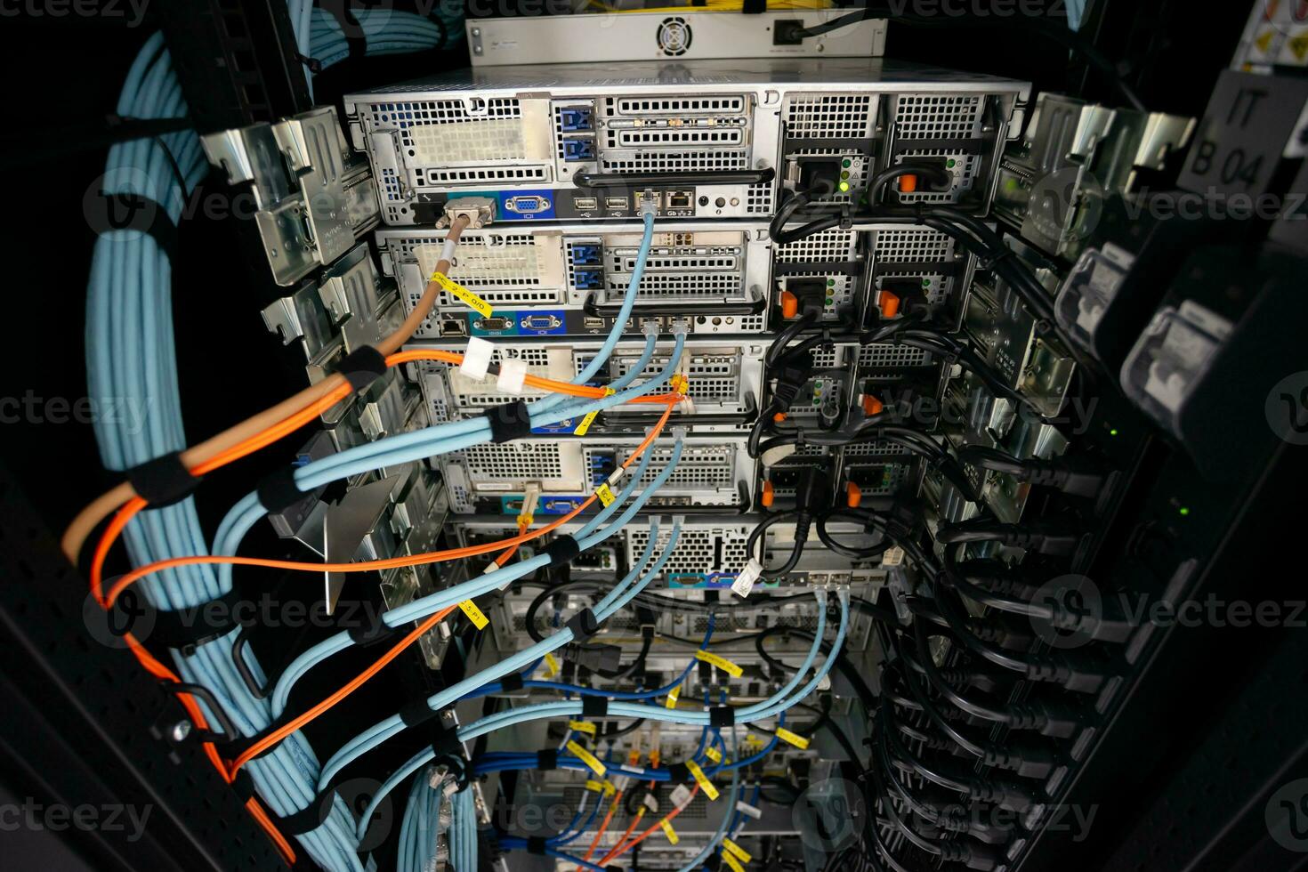 Server in data center room 35307822 Stock Photo at Vecteezy