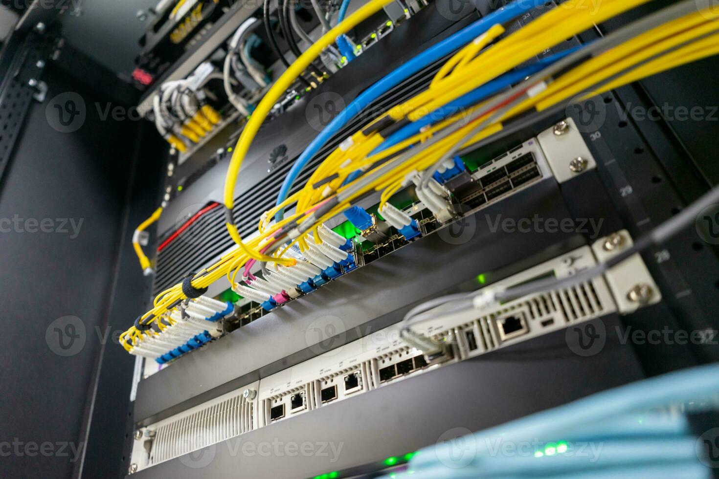 Network Switch in datacenter photo