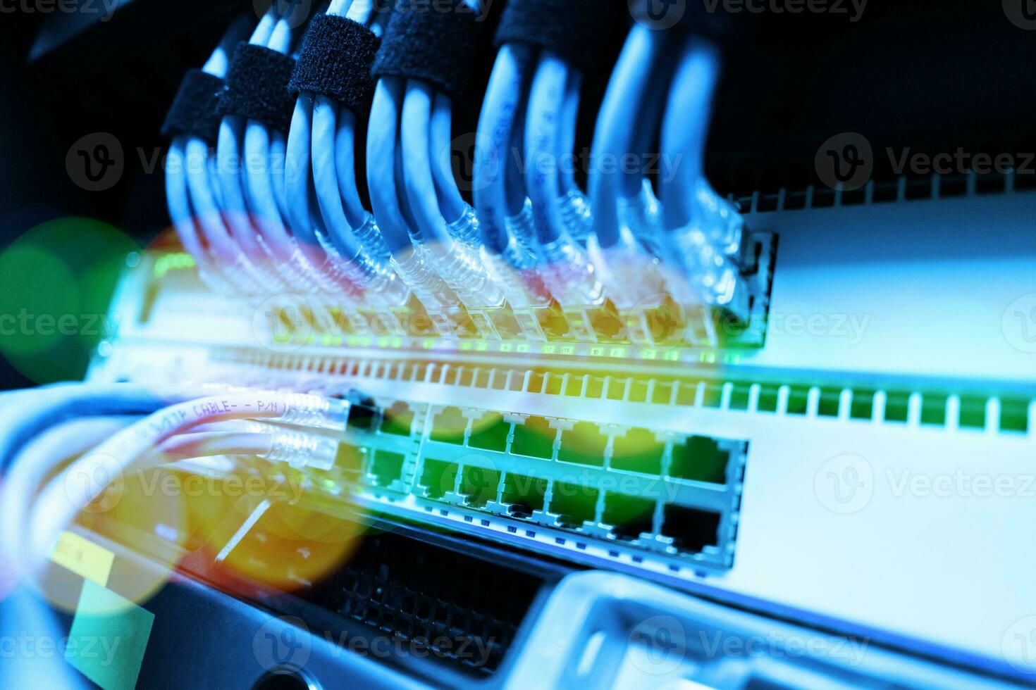 Network Switch in datacenter photo