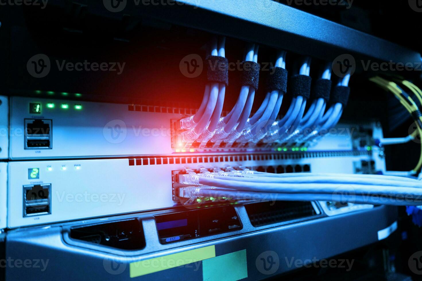 Network Switch in datacenter photo