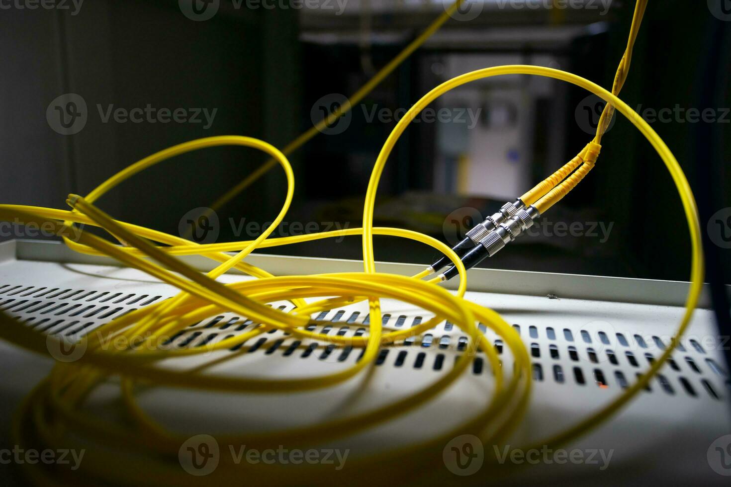Fiber optic speed power network photo