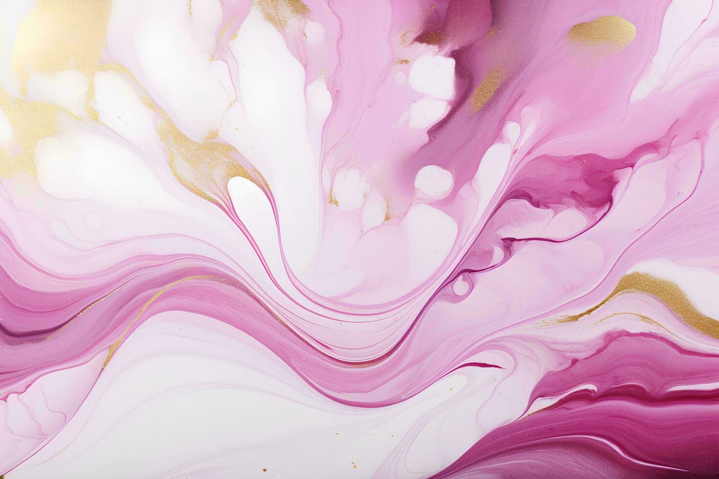 AI generated Abstract background of acrylic paint in pink and white colors, Pink purple marble texture background. photo
