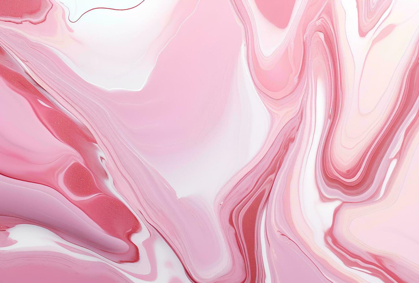 AI generated Abstract background of acrylic paint in pink and white colors, Pink purple marble texture background. photo