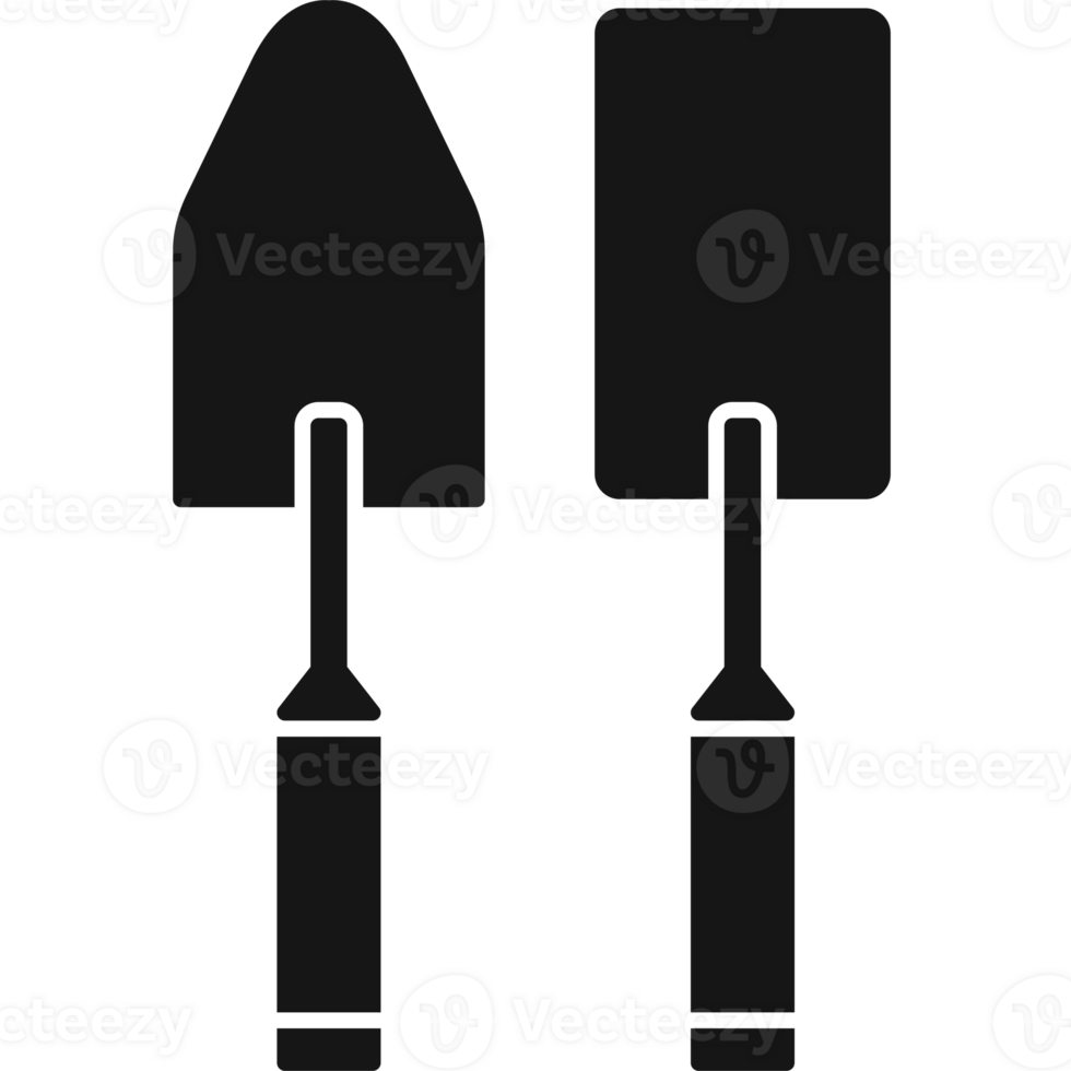 Schaufel Symbol gefüllt Stil png