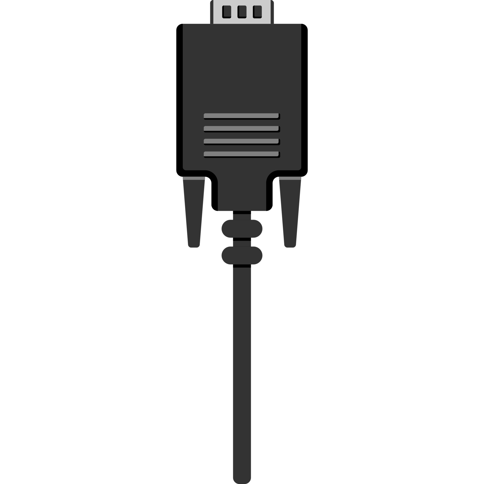 VGA Cable Illustration 35309109 PNG