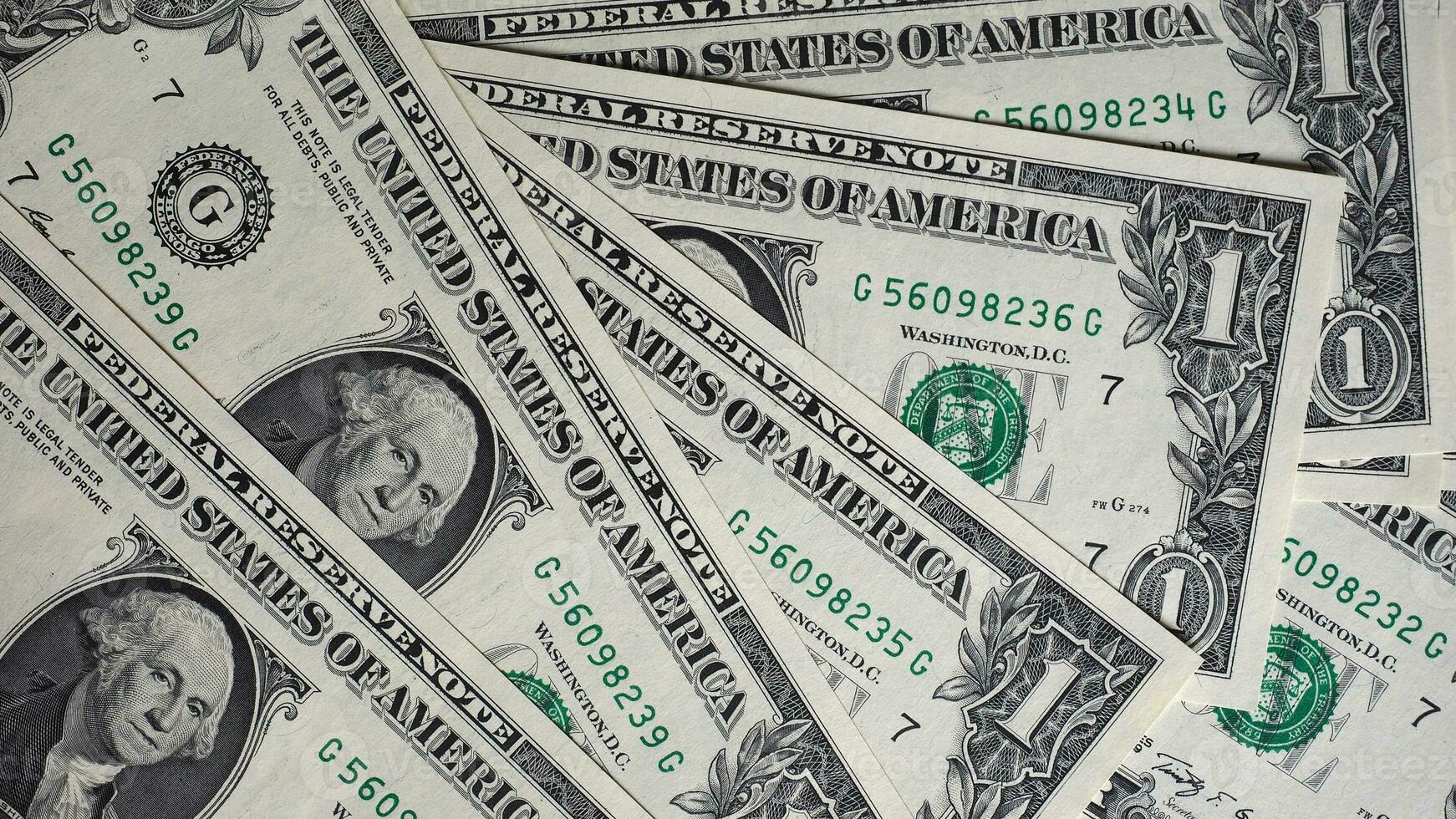 one dollar bills photo