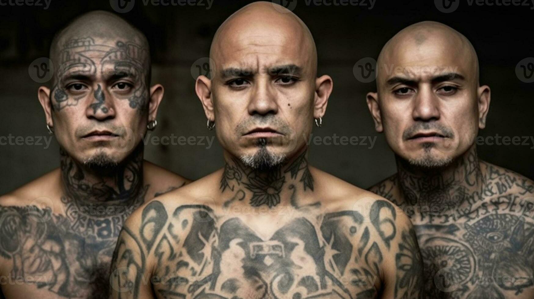 ai generado latino gángsters foto