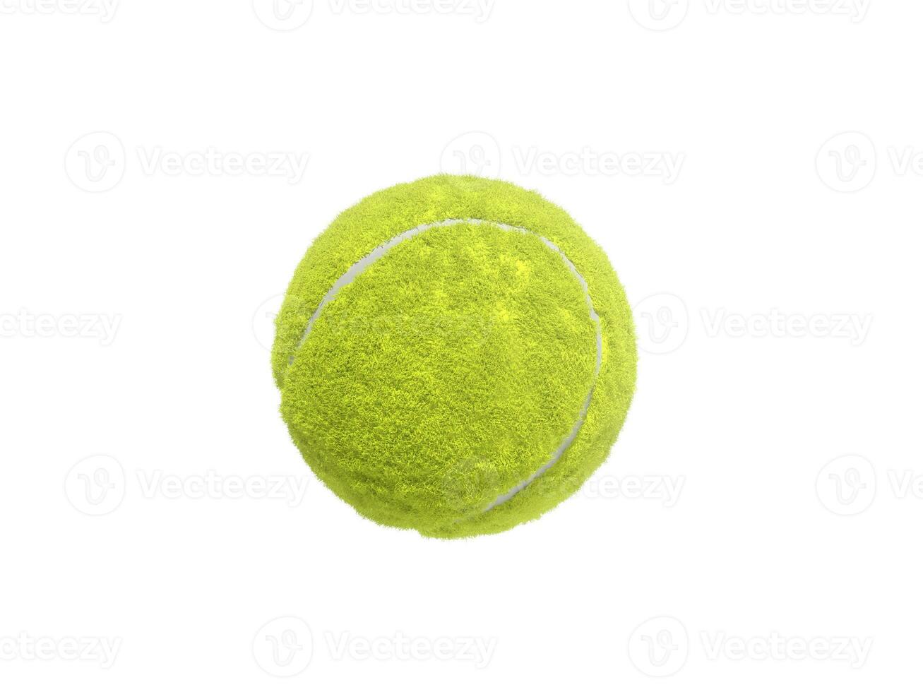 Tennis ball isolated without shadow photo