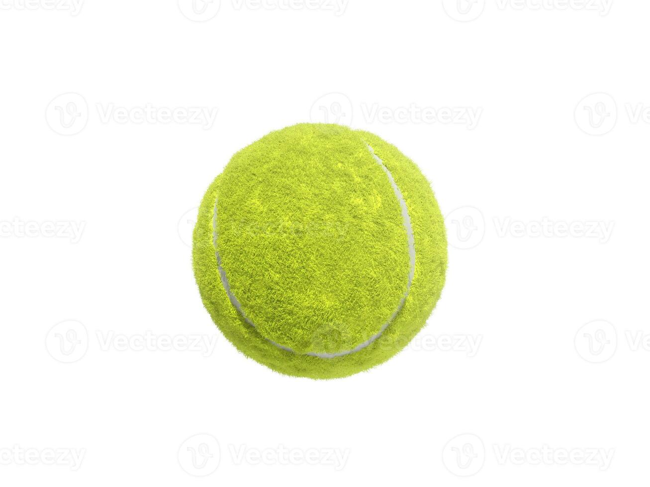 Tennis ball isolated without shadow photo