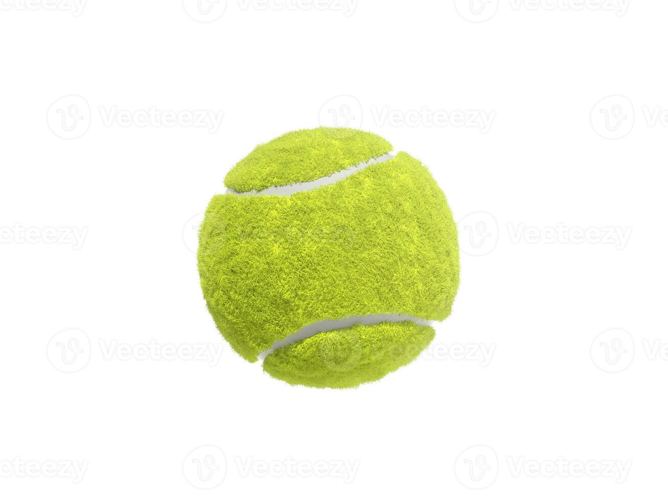 Tennis ball isolated without shadow photo