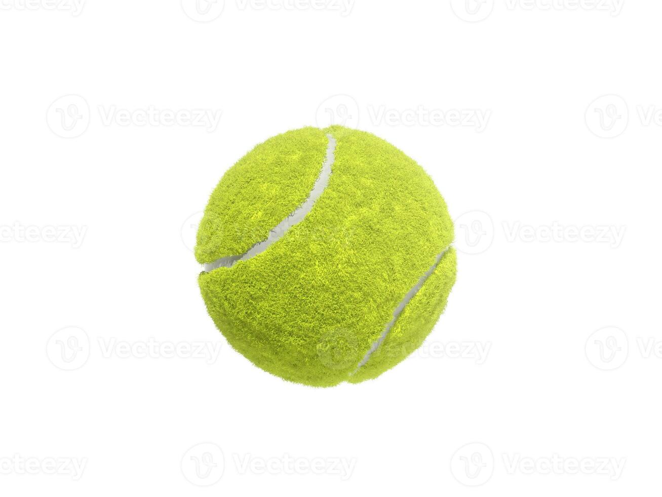 Tennis ball isolated without shadow photo