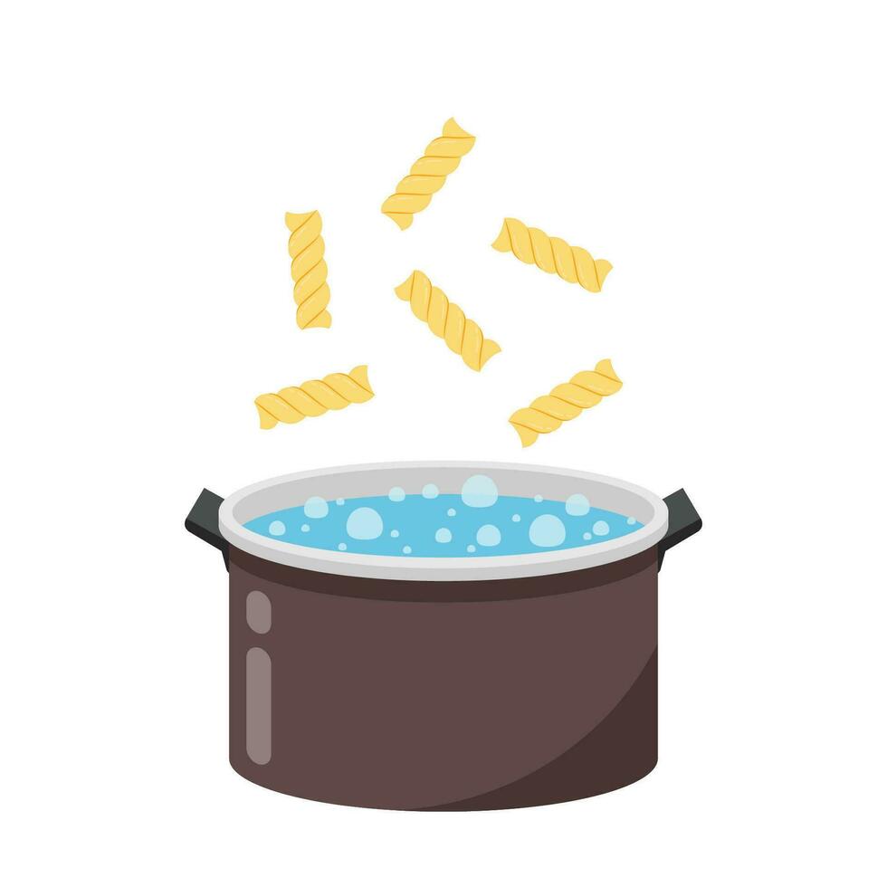 Pasta noodles character design. Pasta noodles on white background. vector