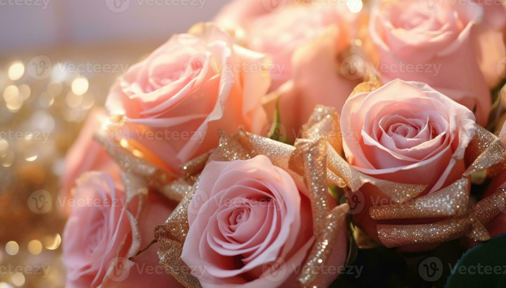 AI generated Elegant Flower Background photo