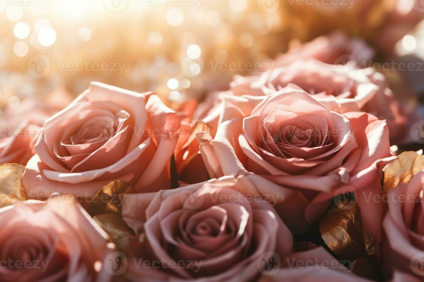 AI generated Elegant Flower Background photo