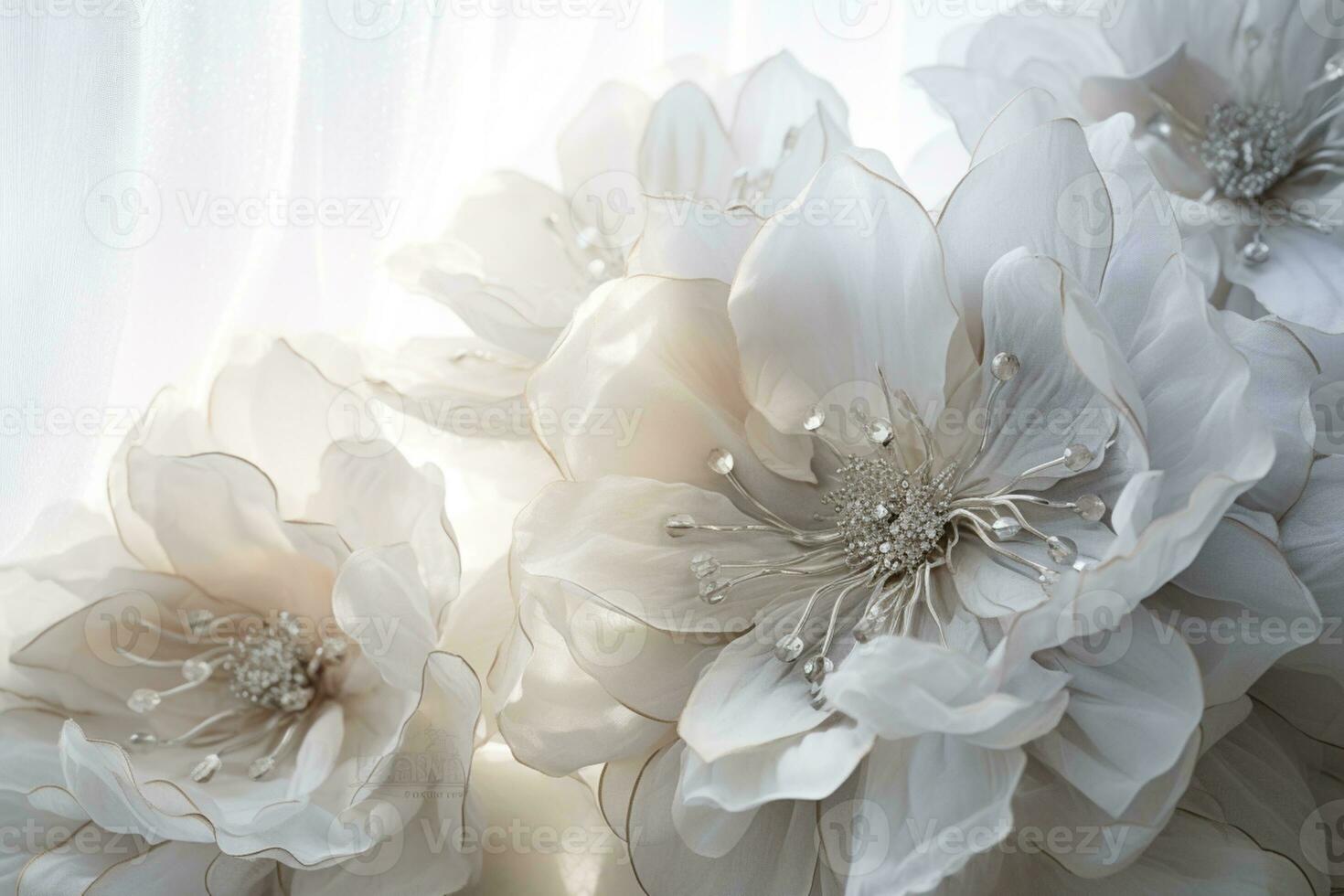 AI generated Elegant Flower Background photo