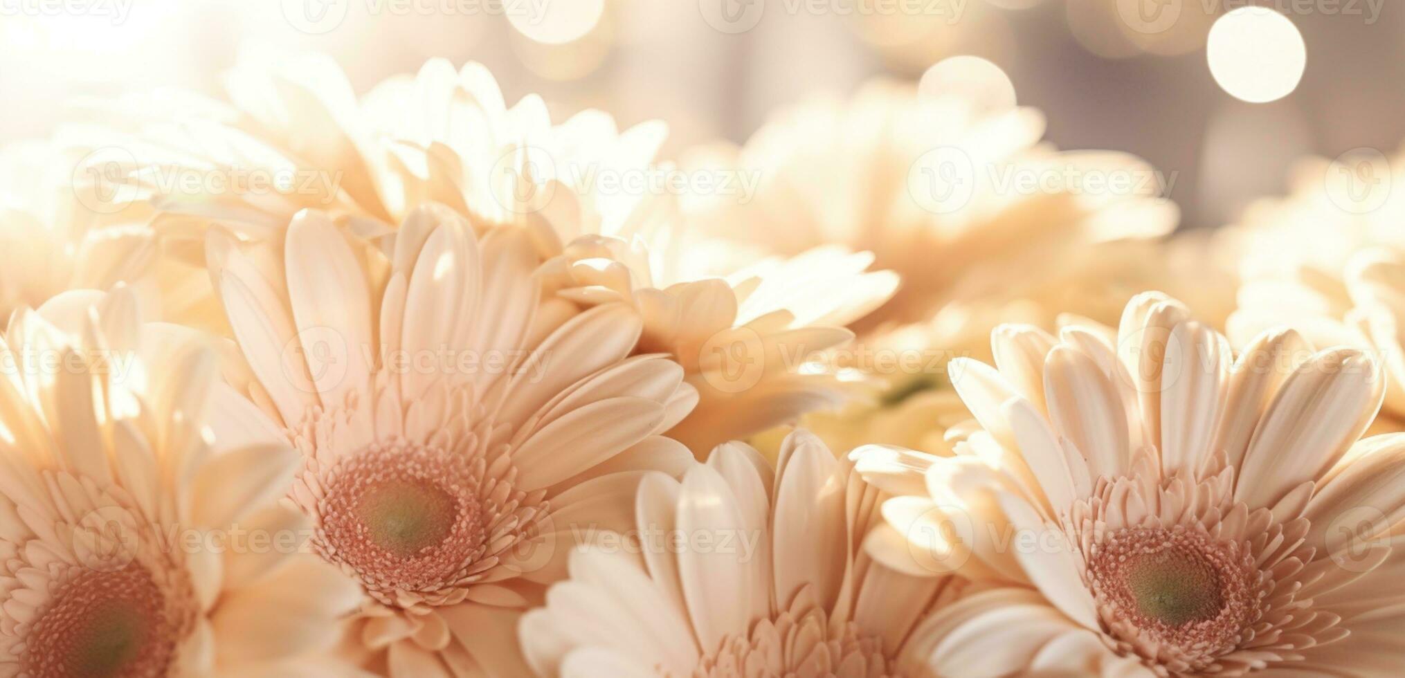 AI generated Elegant Flower Background photo