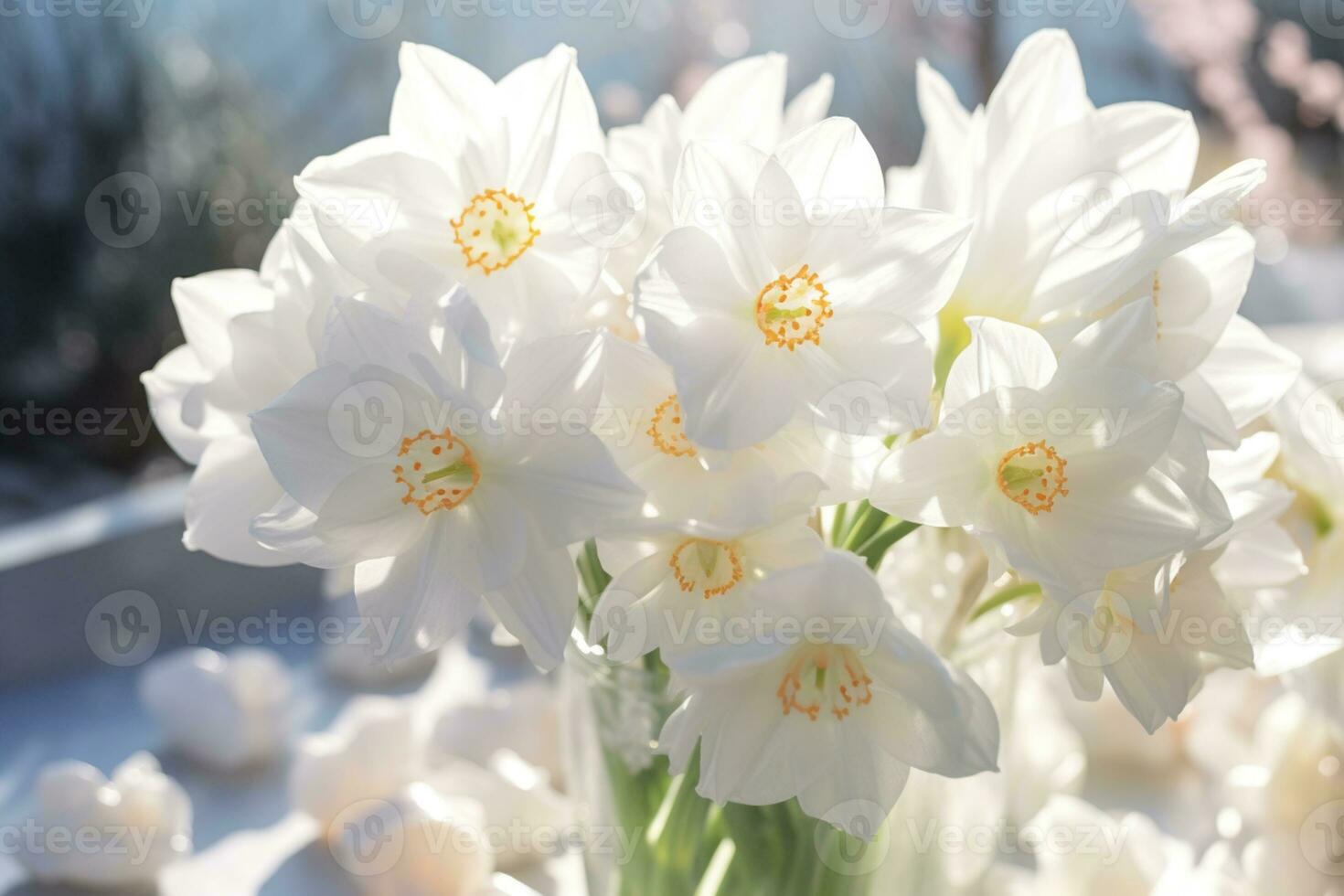 AI generated Elegant Flower Background photo