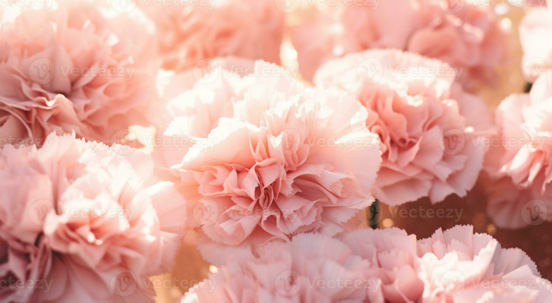 AI generated Outdoor Flower Background photo