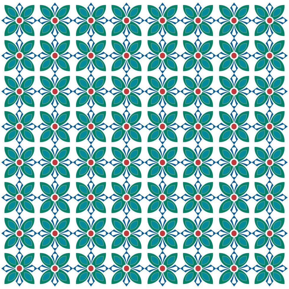 Vector unique abstract background with repeating floral ornaments