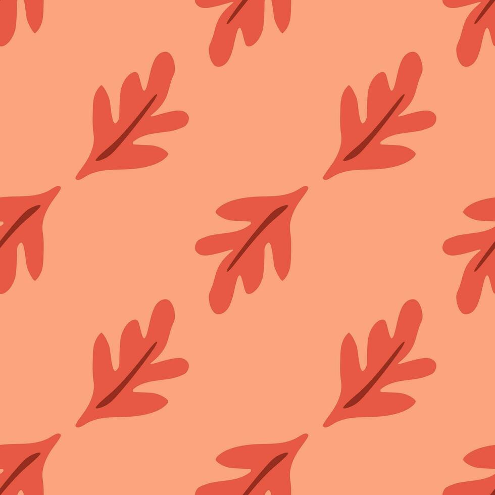 Elegant seamless leaves pattern. vector