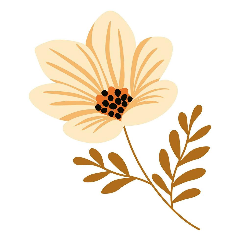 Elegant floral vector illustration.