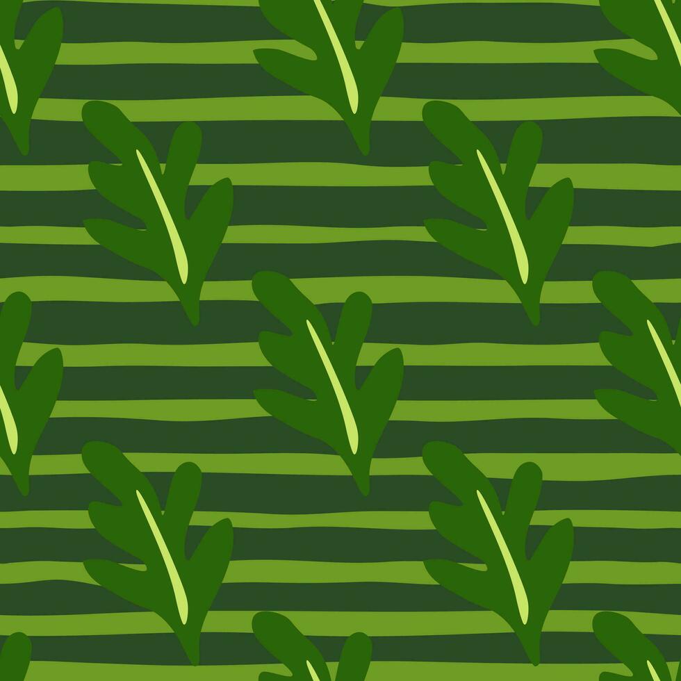 Elegant seamless leaves pattern. vector