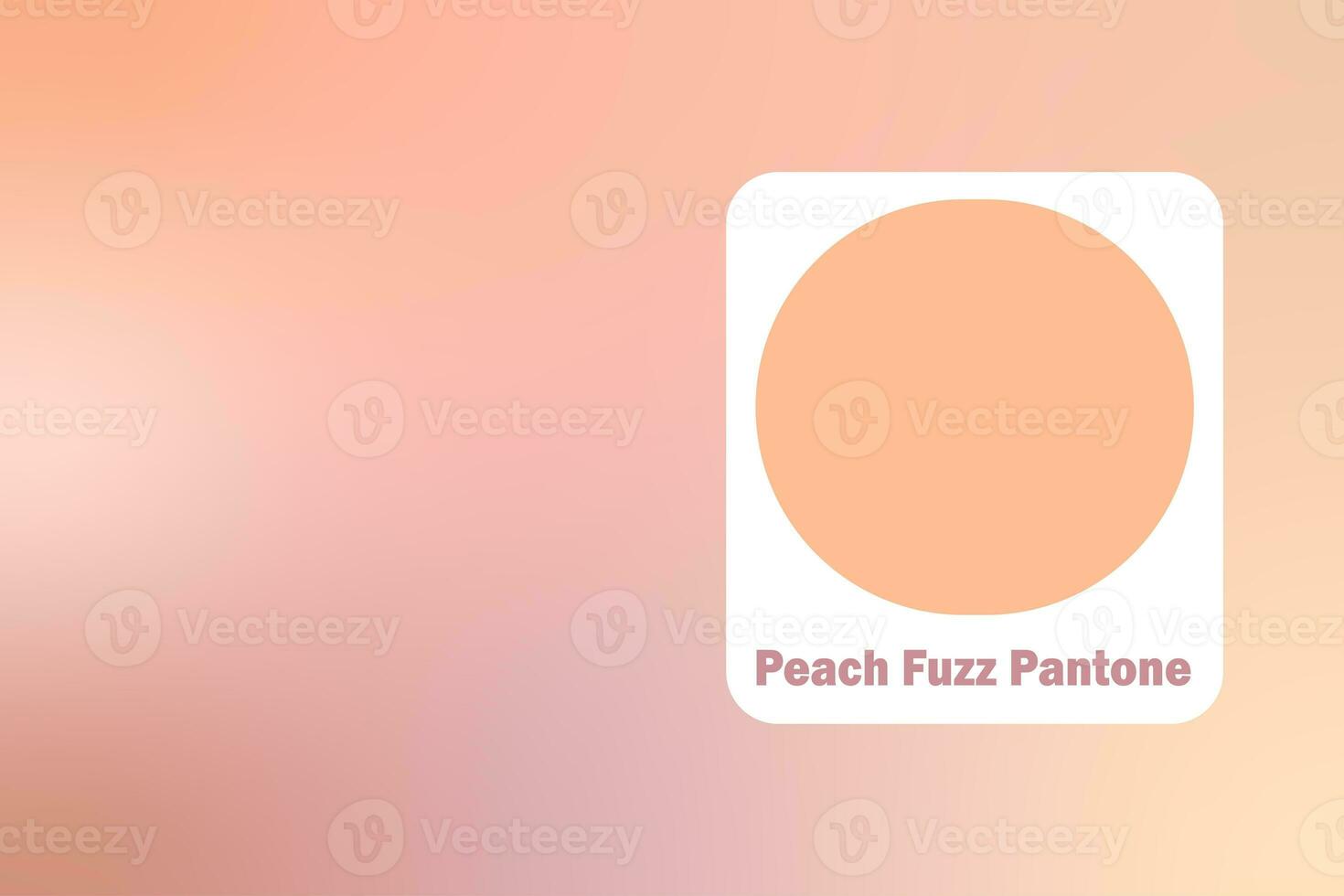 Trendy color of year 2024 - Peach Fuzz. Trendy color palette sample. Abstract floral pattern swatch colors collage. Peach Fuzz new trend photo