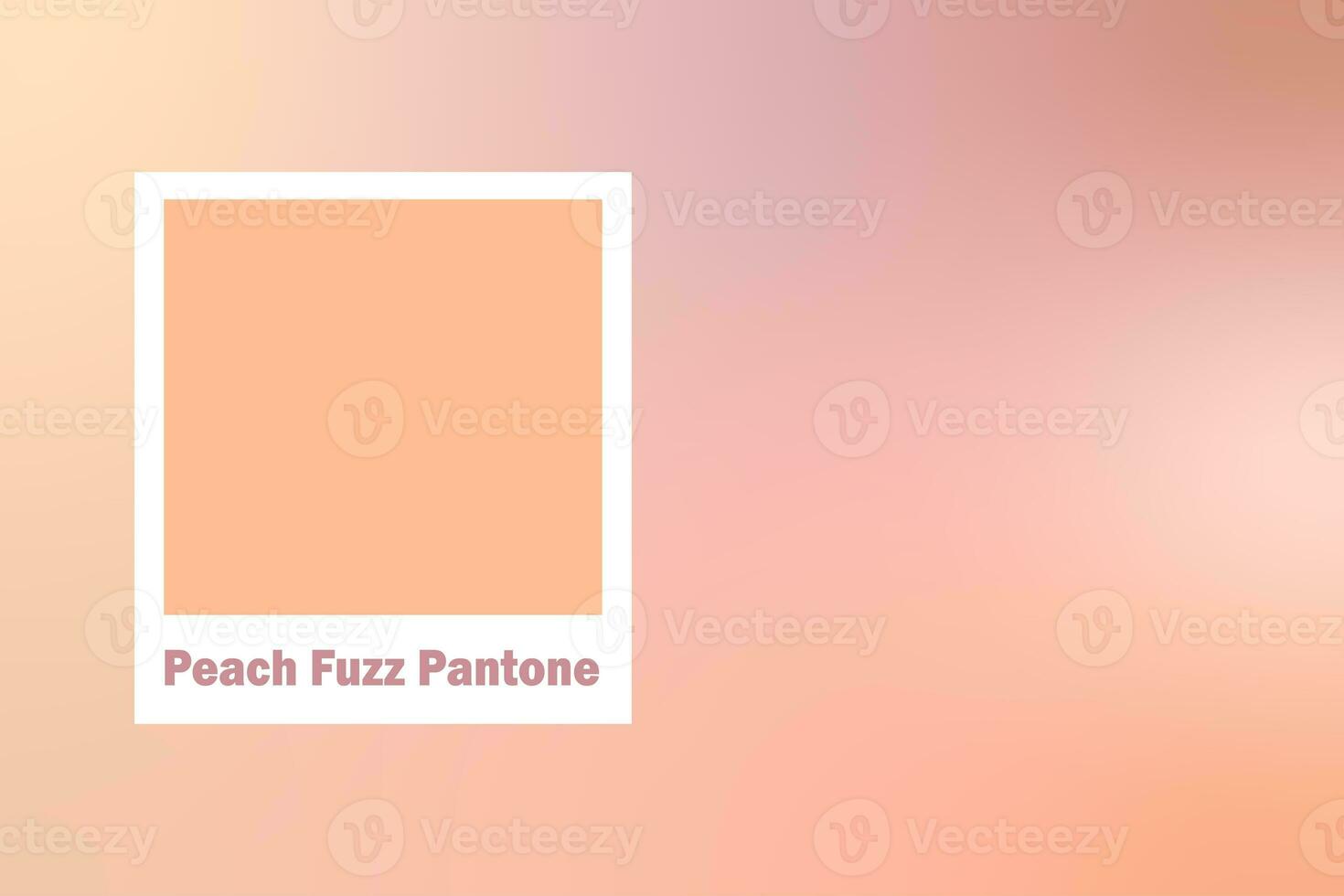 Trendy color of year 2024 - Peach Fuzz. Trendy color palette sample. Abstract floral pattern swatch colors collage. Peach Fuzz new trend photo