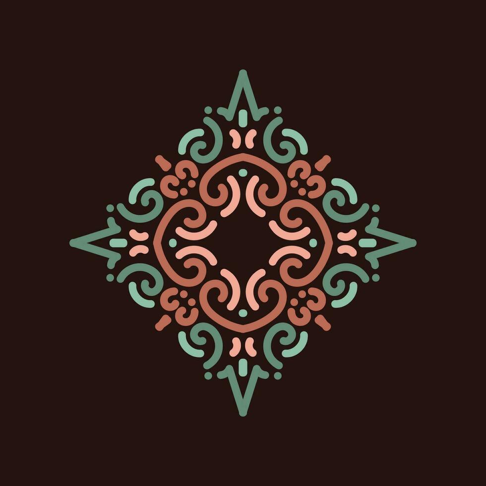 Baroque Design Element or Ornament vector