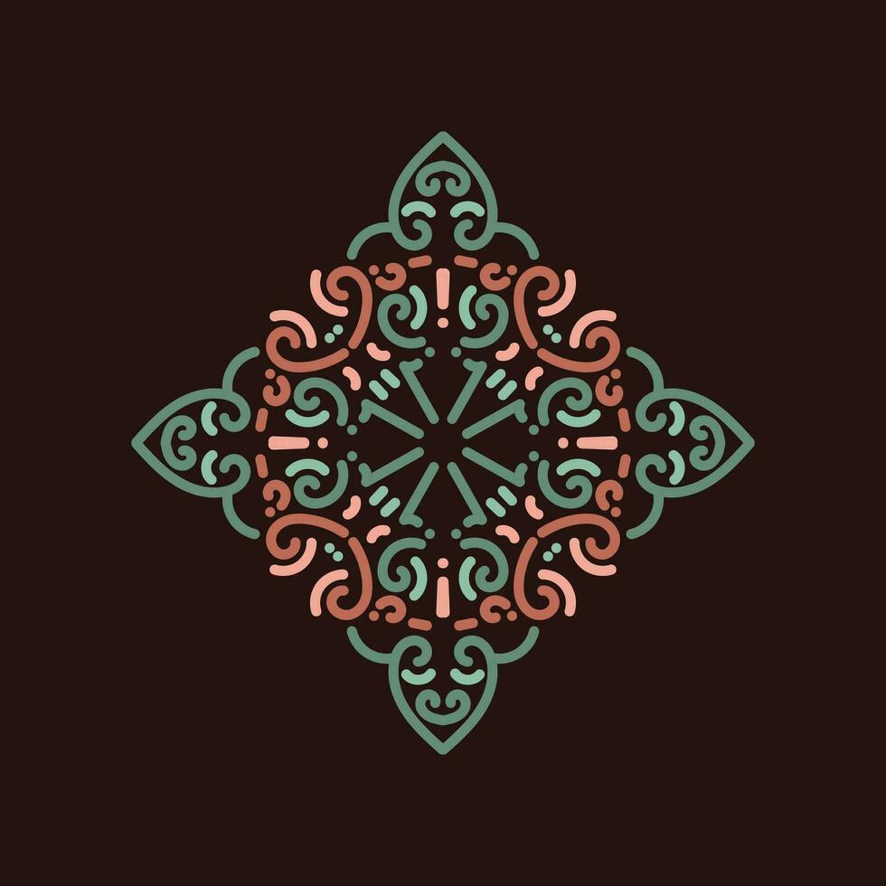 Baroque Design Element or Ornament vector