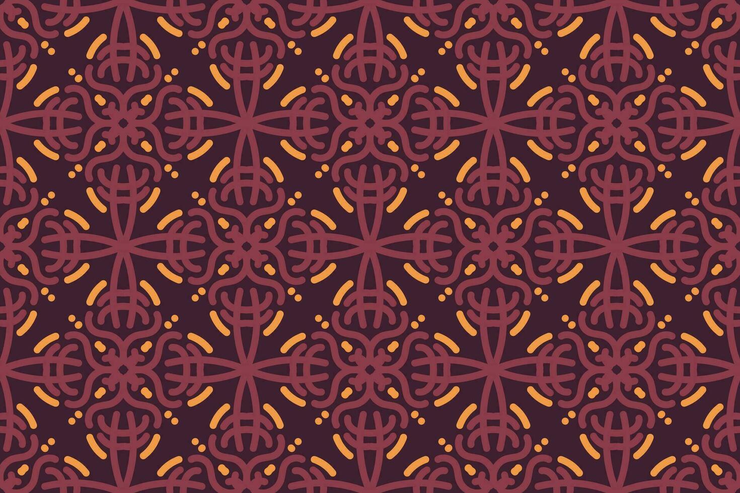 oriental modelo. púrpura y naranja antecedentes con Arábica adornos patrones, antecedentes y fondos de pantalla para tu diseño. textil ornamento. vector ilustración.