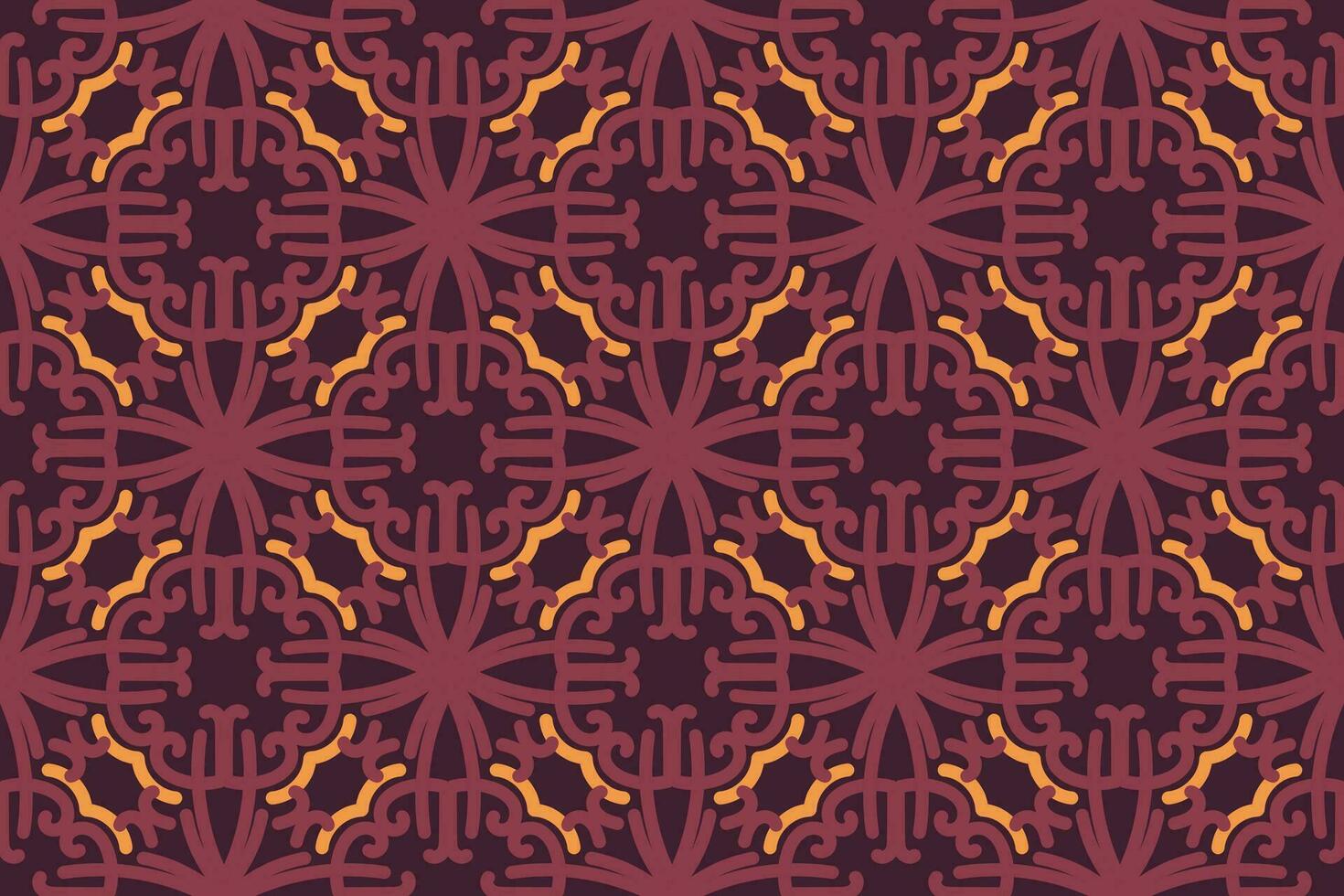 oriental modelo. púrpura y naranja antecedentes con Arábica adornos patrones, antecedentes y fondos de pantalla para tu diseño. textil ornamento. vector ilustración.