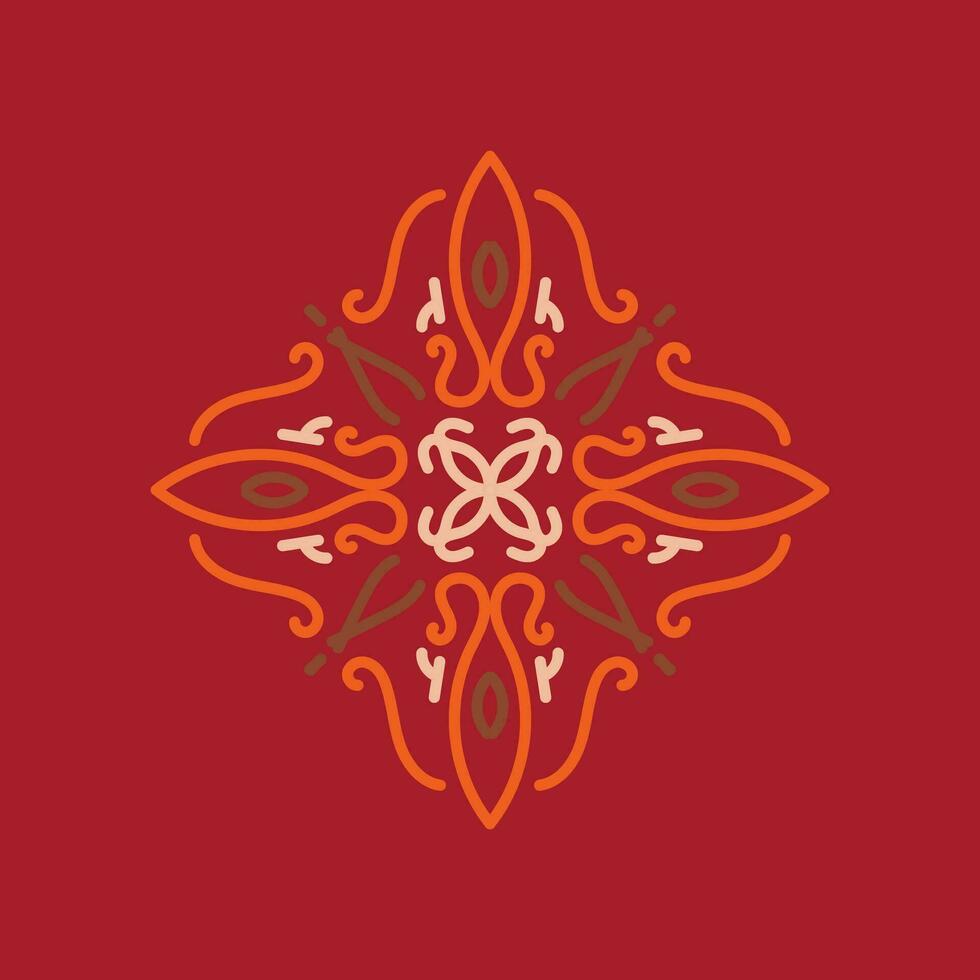 Baroque Design Element or Ornament vector