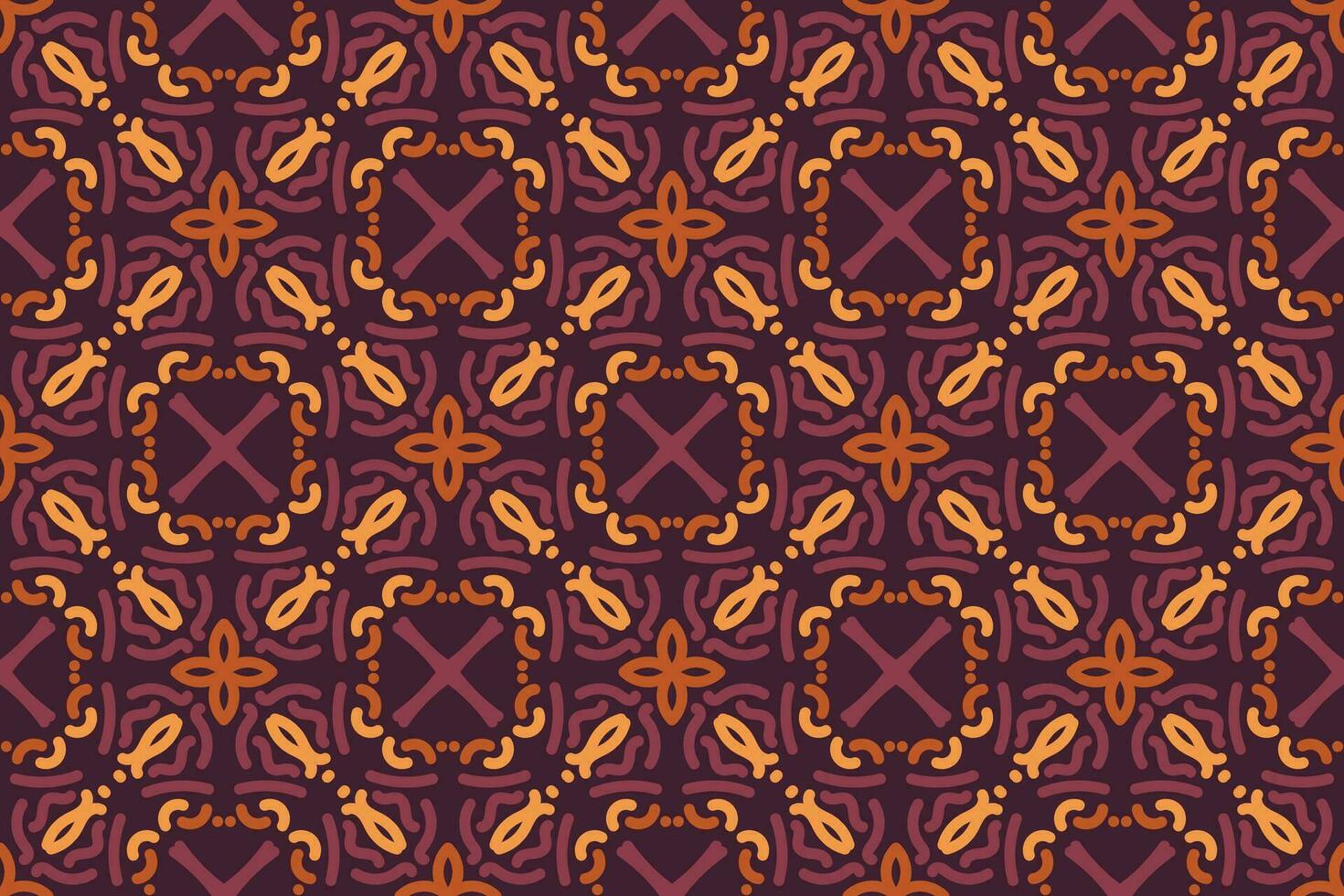 oriental modelo. púrpura y naranja antecedentes con Arábica adornos patrones, antecedentes y fondos de pantalla para tu diseño. textil ornamento. vector ilustración.