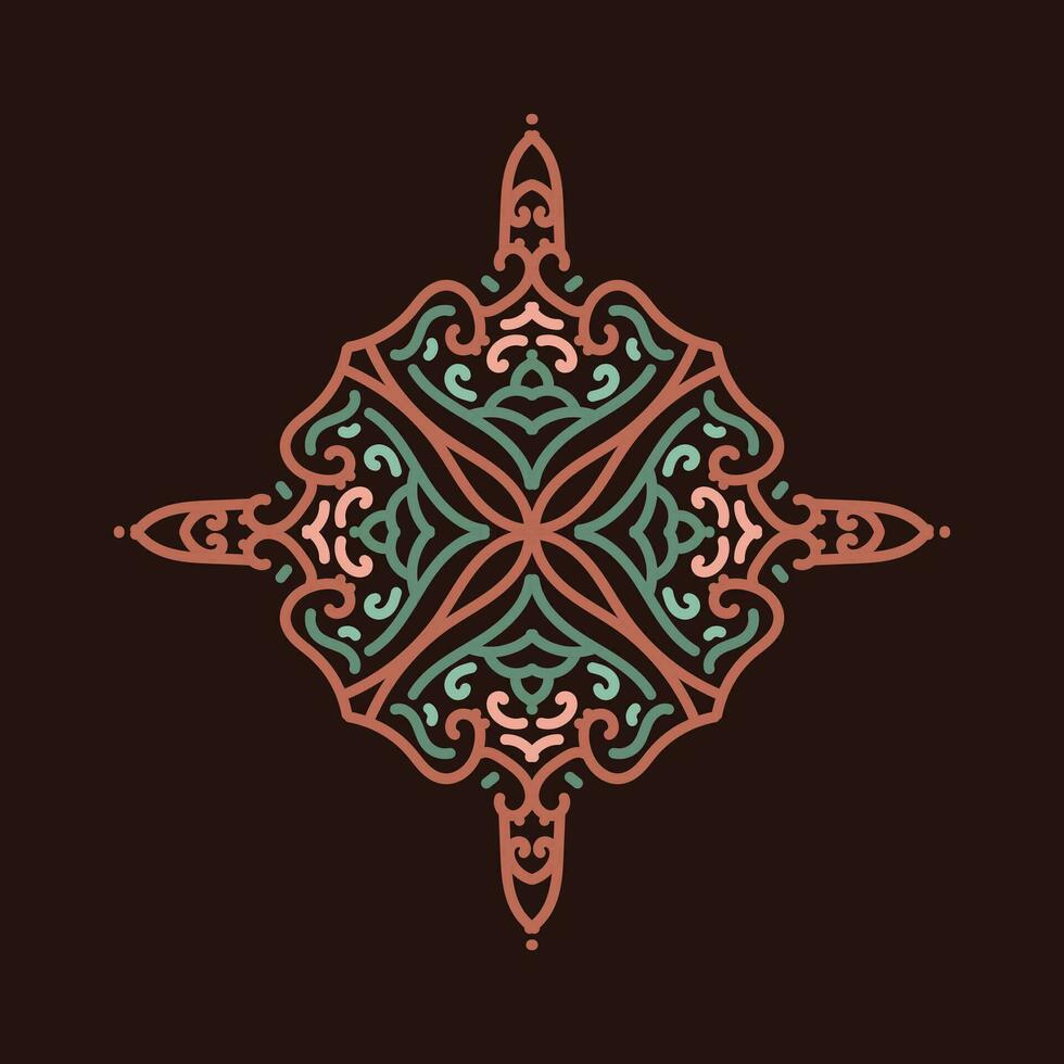 Baroque Design Element or Ornament vector