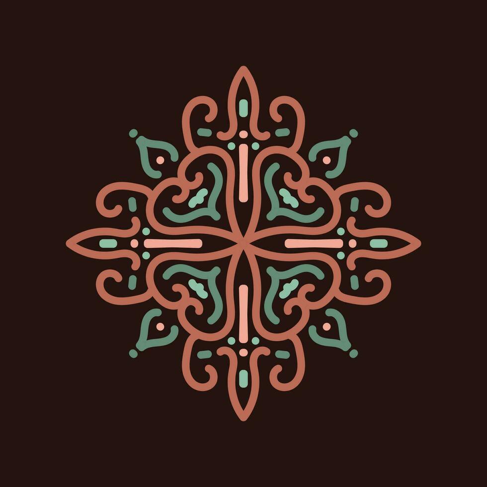 Baroque Design Element or Ornament vector