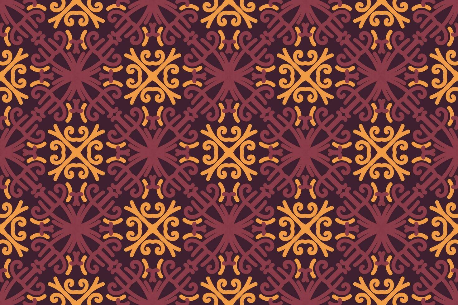 oriental modelo. púrpura y naranja antecedentes con Arábica adornos patrones, antecedentes y fondos de pantalla para tu diseño. textil ornamento. vector ilustración.